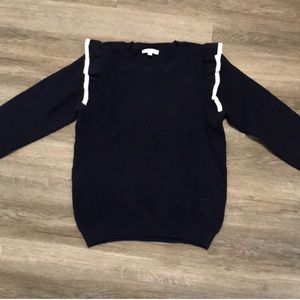 Lucy Paris Ruffle Sweater Shirt